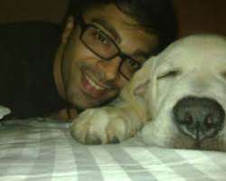 He loves animals really a lot and has a dog whose name is Breezer.